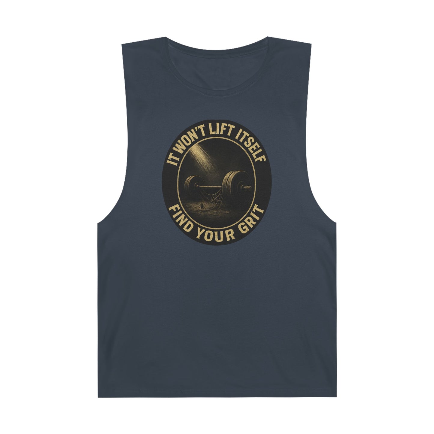Grit Forge Athletics - "It Won't Lift Itself" Motivational Tank Top