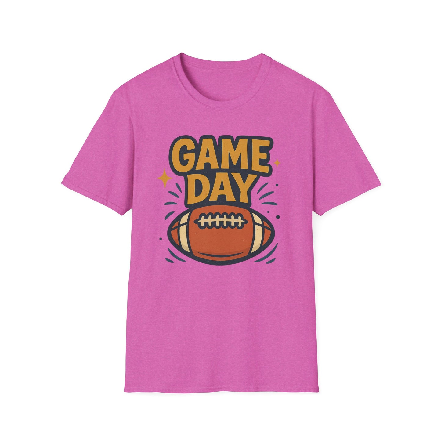 Football Game Day Softstyle T-Shirt for Him or Her