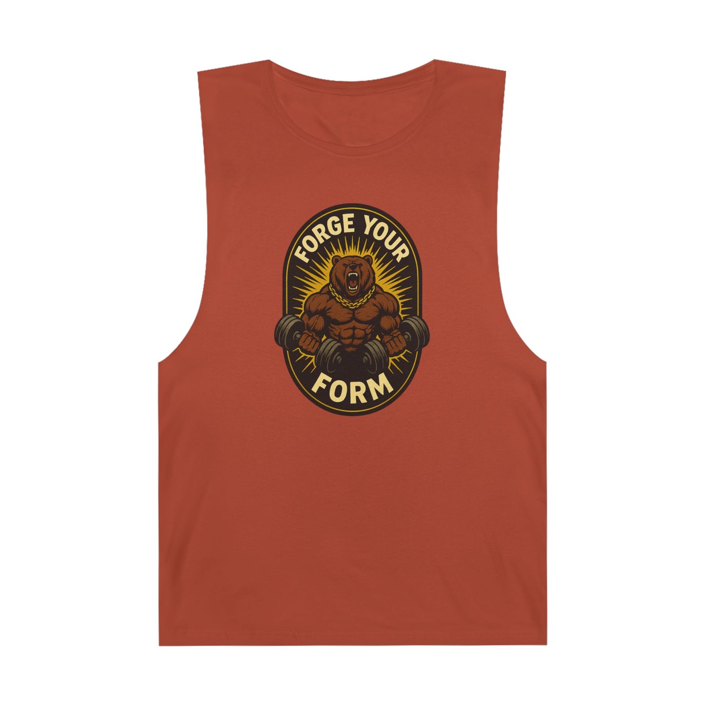 Grit Forge Athletics - "Forge Your Form" Weightlifting Tank Top