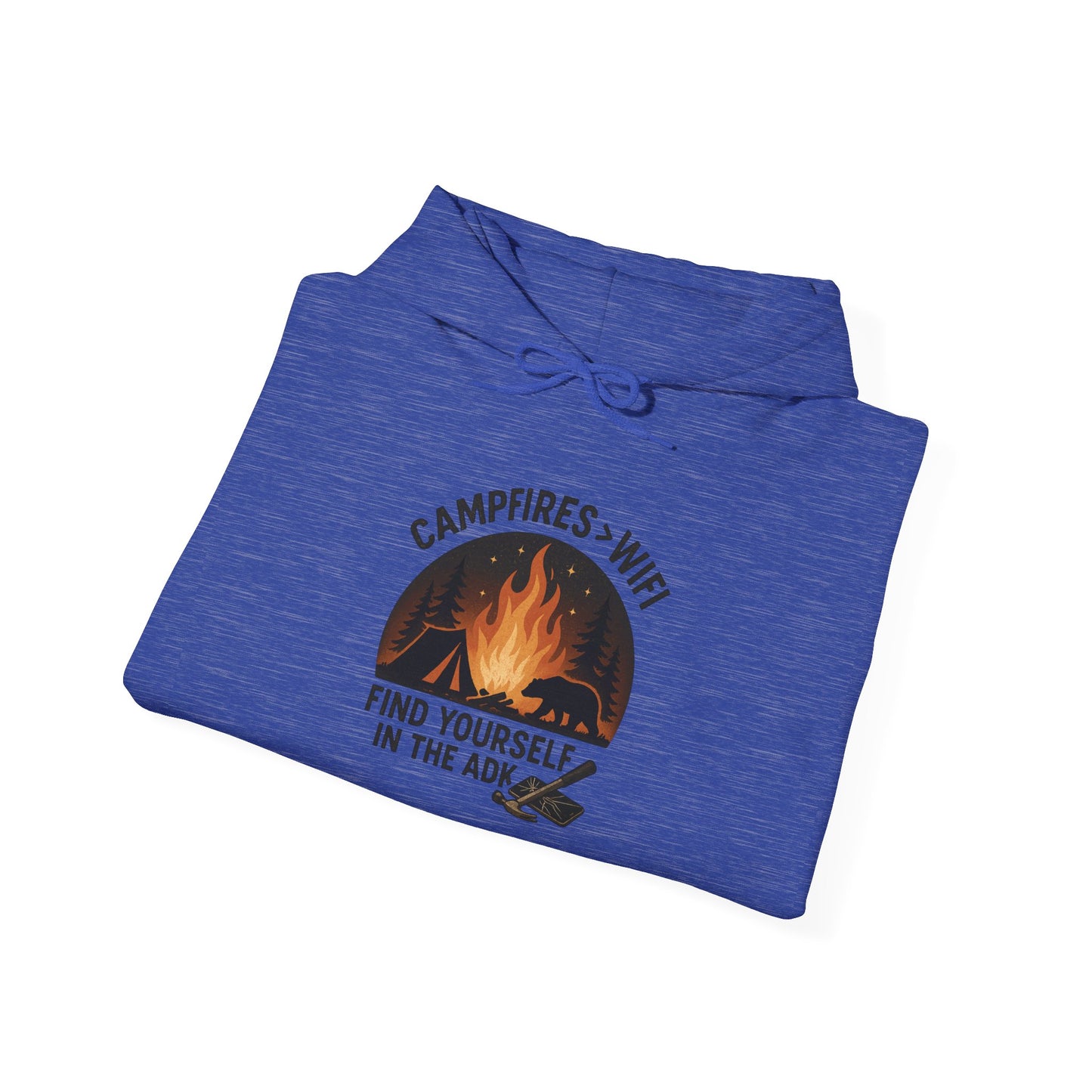 Campfire Vibes Hoodie Graphic Heavy Blend Sweatshirt