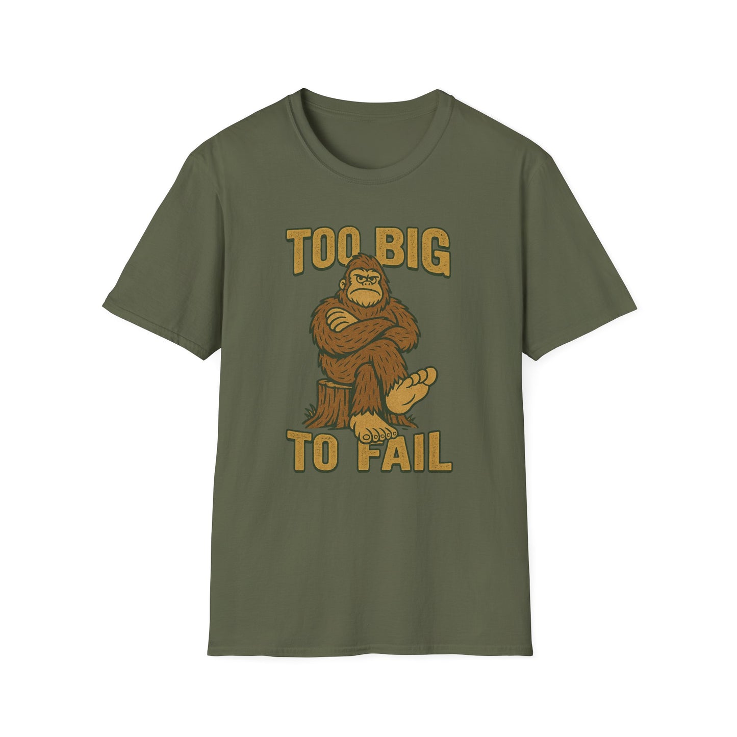 "Too Big to Fail" Bigfoot-inspired Tee Shirt