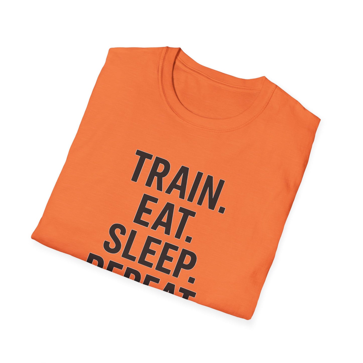 Grit Forge Athletics - Train Eat Sleep Repeat Motivational Fitness Tee-Shirt