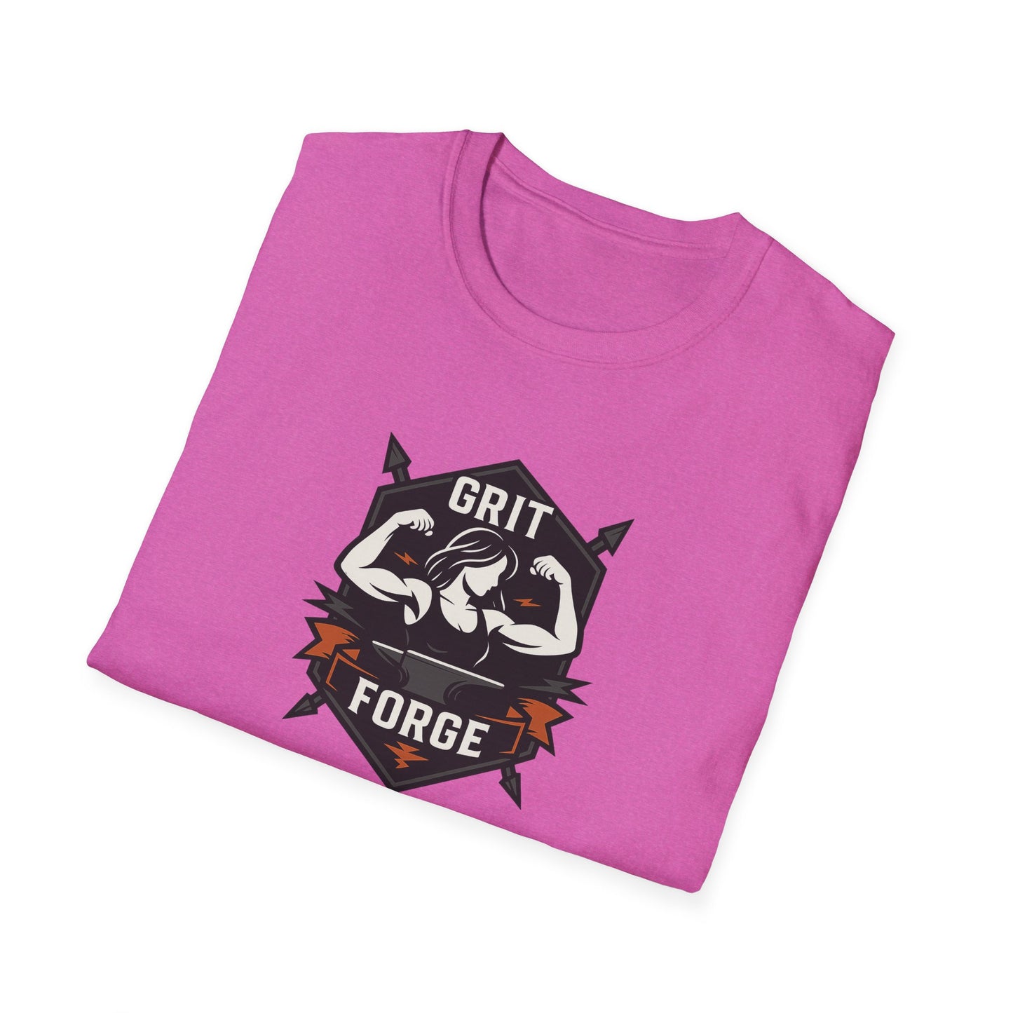 Grit Forge Athletics - Softstyle Female Motivational Workout Tee