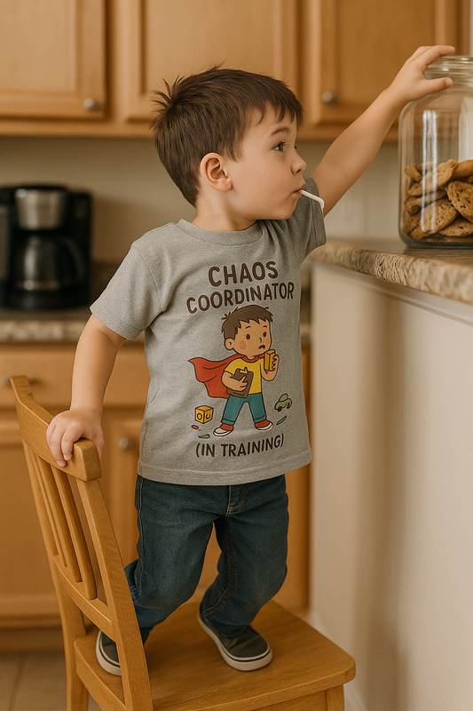 TODDLERS' "Chaos Coordinator" Funny T-Shirt for Boys