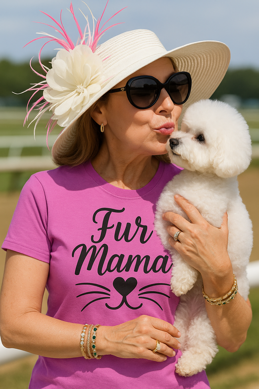 Fur Mama Softstyle Pet Lovers' Casual Tee-Shirt