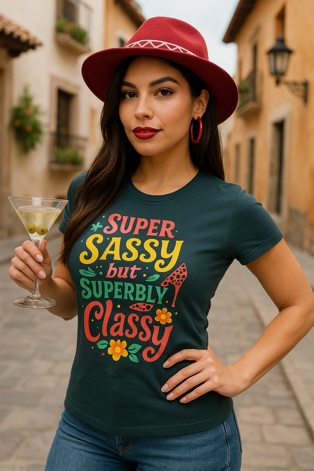 "Super Sassy, but Superbly Classy" Softstyle Tee-Shirt