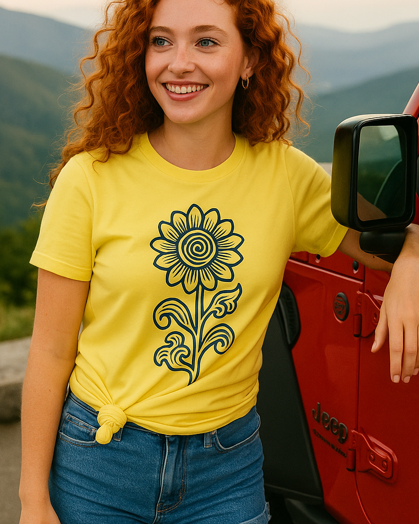 Flower Power Softstyle Casual T-Shirt