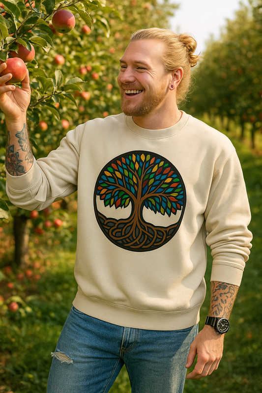 Tree of Life, Yggdrasil, Cozy Crewneck Sweatshirt