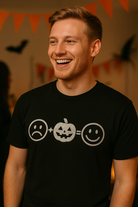 Halloween Makes Me Happy Casual Tee-Shirt