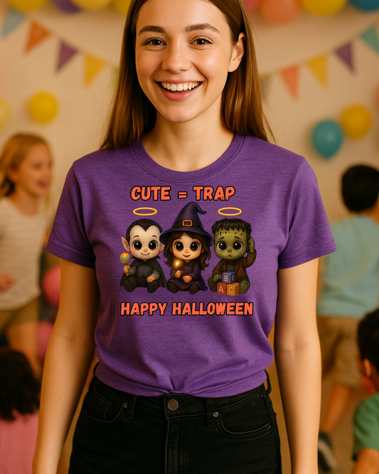 Cute Halloween Baby Monster Softstyle Tee-Shirt