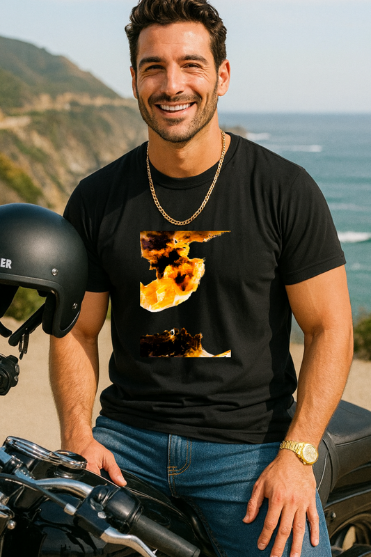 Authentic 1960s-Era Art Tee Shirt - "Magnificent Maelstrom"