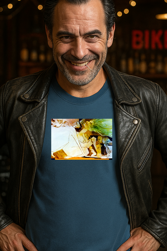 Authentic 1960s-Style Artwork Tee-Shirt - "Hedonism"