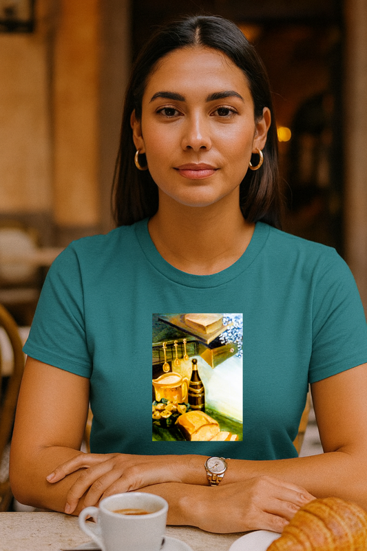 Authentic 1960s-Era Custom Artwork Tee- Shirt - "Baker's Folly"