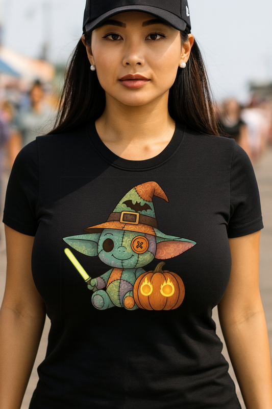 Cute Halloween Baby Alien Tee Shirt