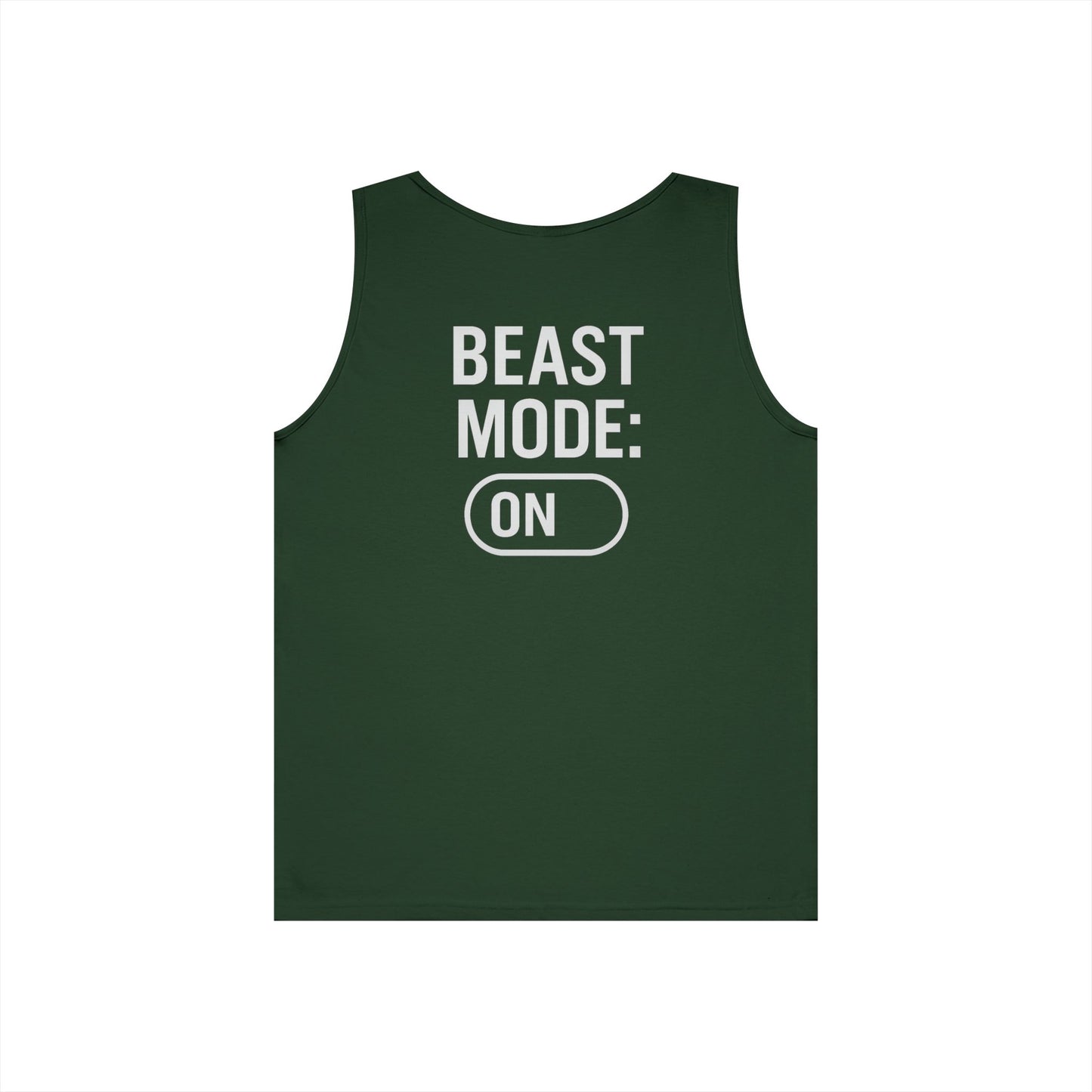Grit Forge Athletics - Beast Mode Heavy Cotton Tank Top for Gym Lovers