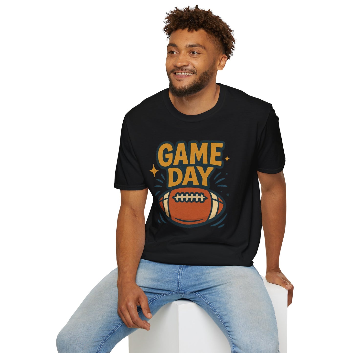 Football Game Day Softstyle T-Shirt for Him or Her