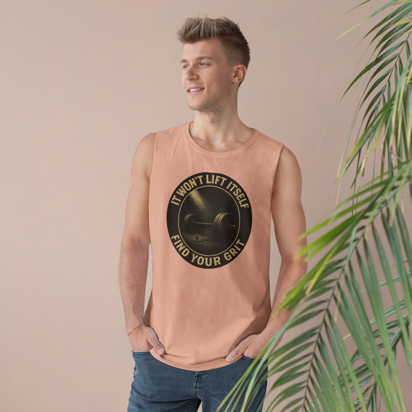 Grit Forge Athletics - "It Won't Lift Itself" Motivational Tank Top