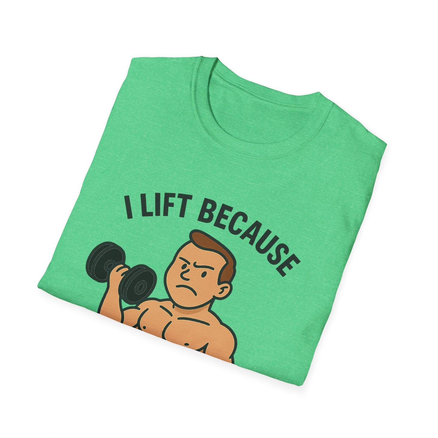 Grit Forge Athletics - "I Lift Because Punching People is Frowned Upon" Weightlifting Tee