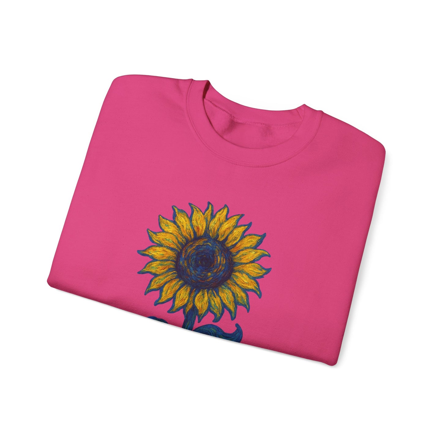 Sunflower Crewneck Cozy Sweatshirt for Her