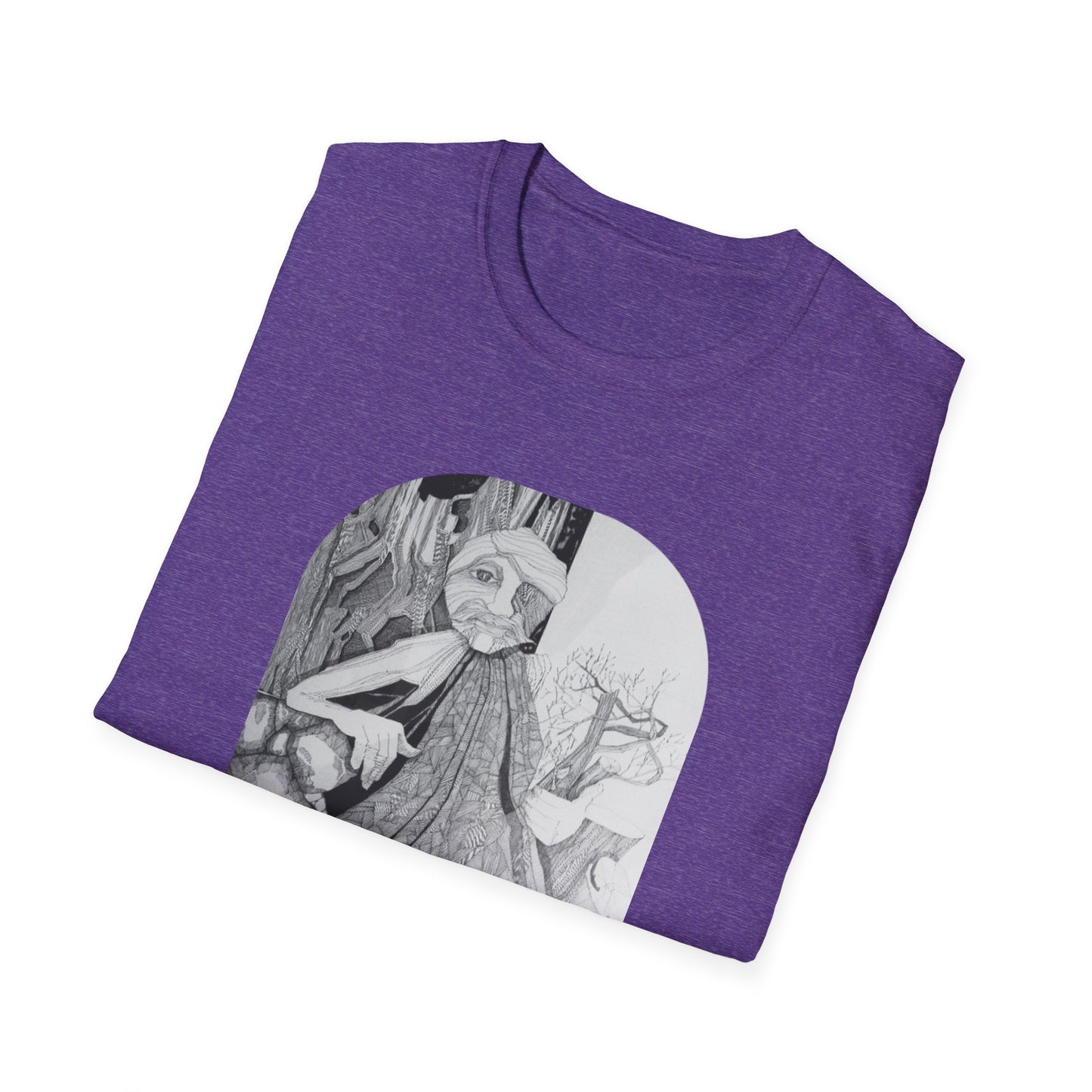 One with the Woods 1960s Pen & Ink Authentic Artwork - "Entmoot"