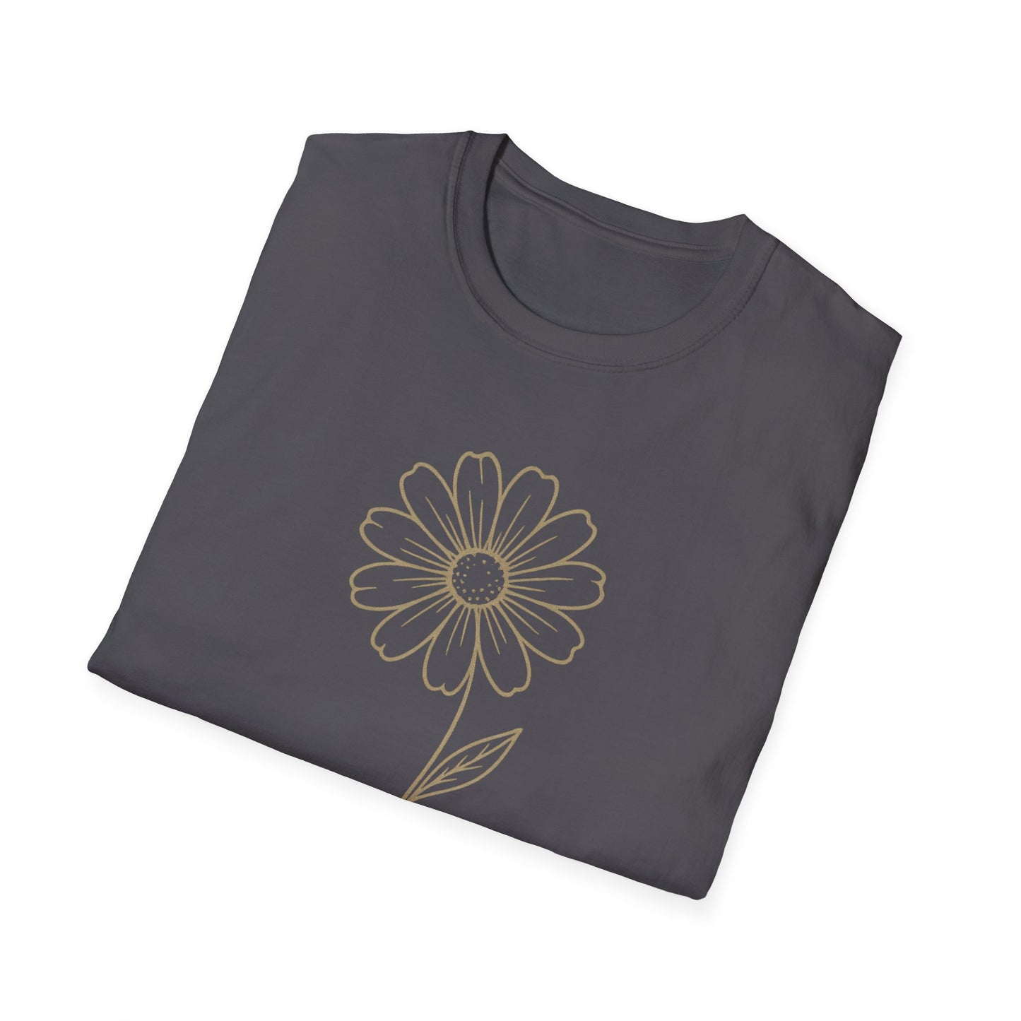 Breathe Floral Relaxed Fit Inspirational Tee-Shirt