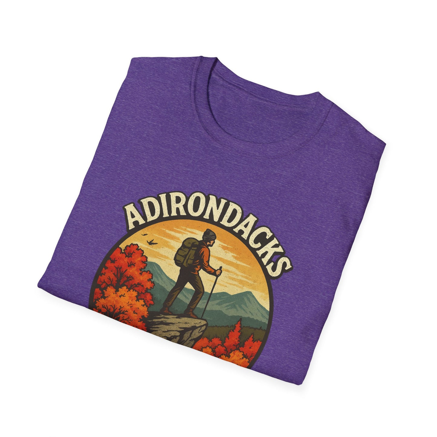 Adirondack Adventure Softstyle Hiking Tee - "Eagle Eyed & Mountain High"