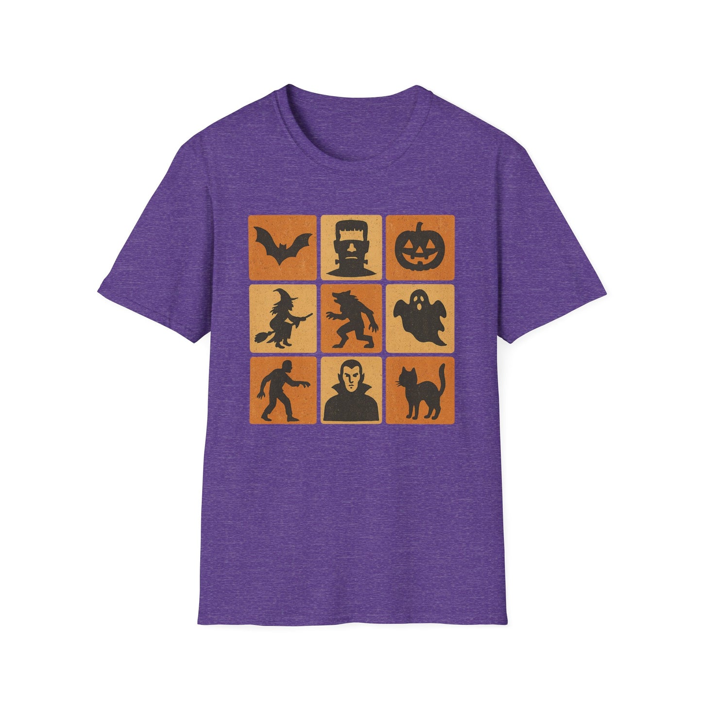 Halloween-Themed Monster Graphic Tee Shirt