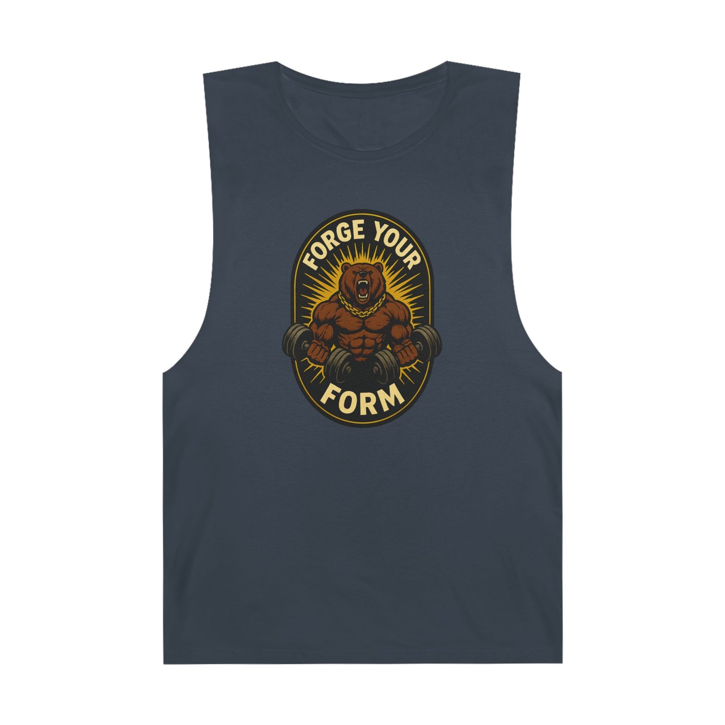Grit Forge Athletics - "Forge Your Form" Weightlifting Tank Top