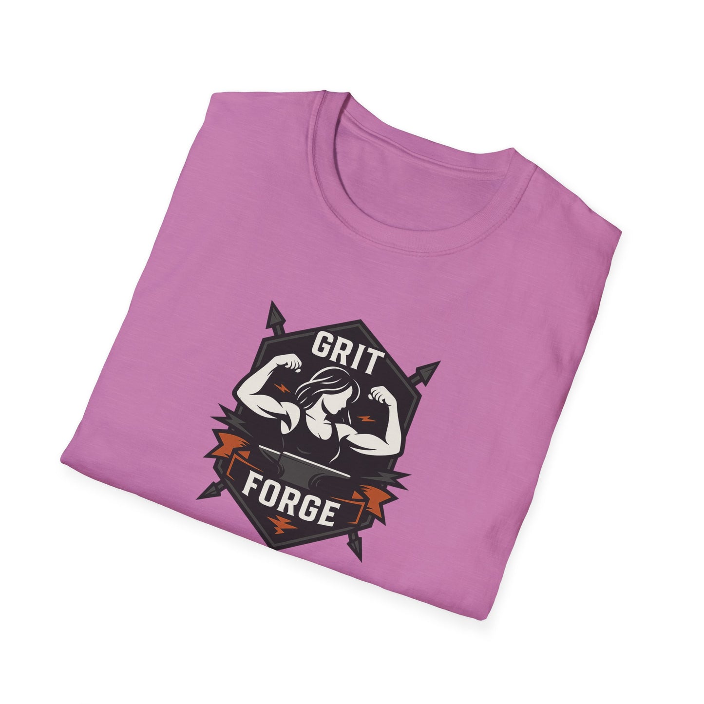 Grit Forge Athletics - Softstyle Female Motivational Workout Tee