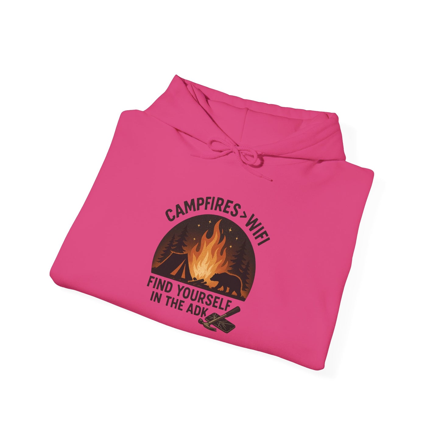 Campfire Vibes Hoodie Graphic Heavy Blend Sweatshirt