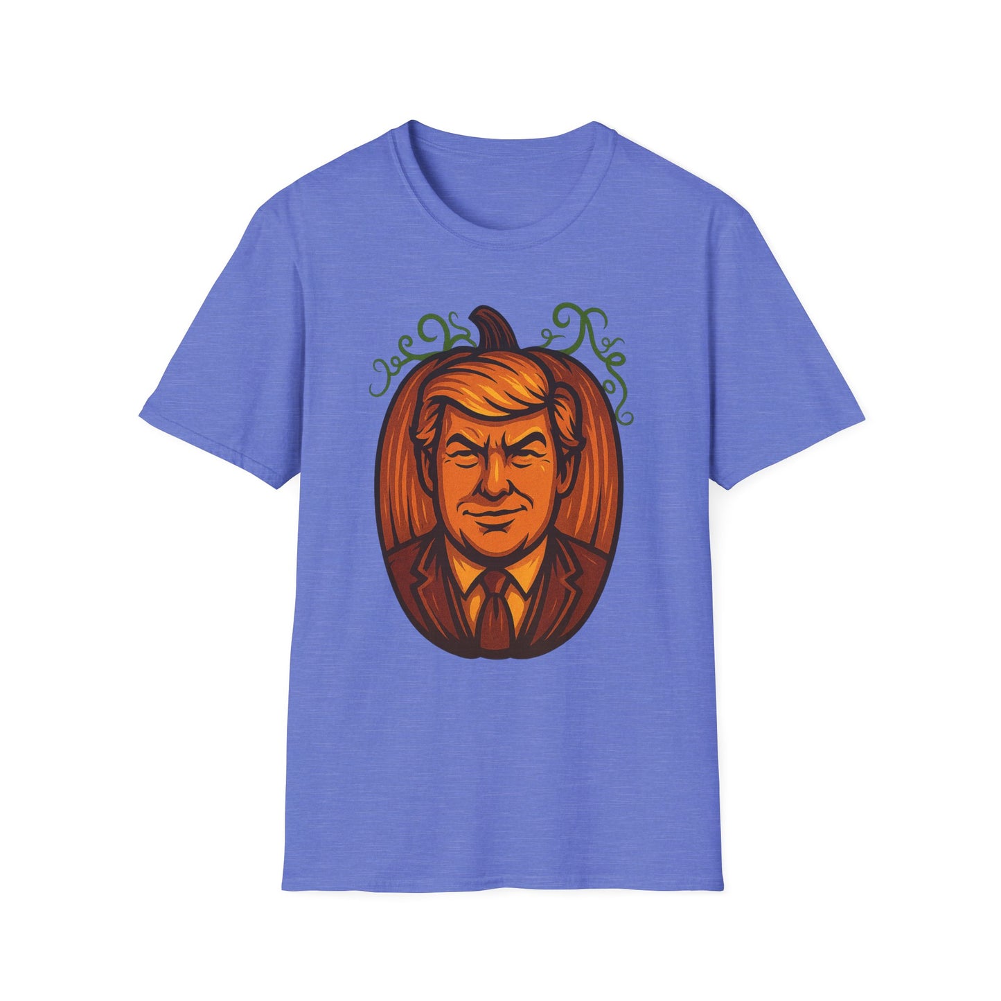 President Pumpkin Head Halloween Graphic Tee-Shirt