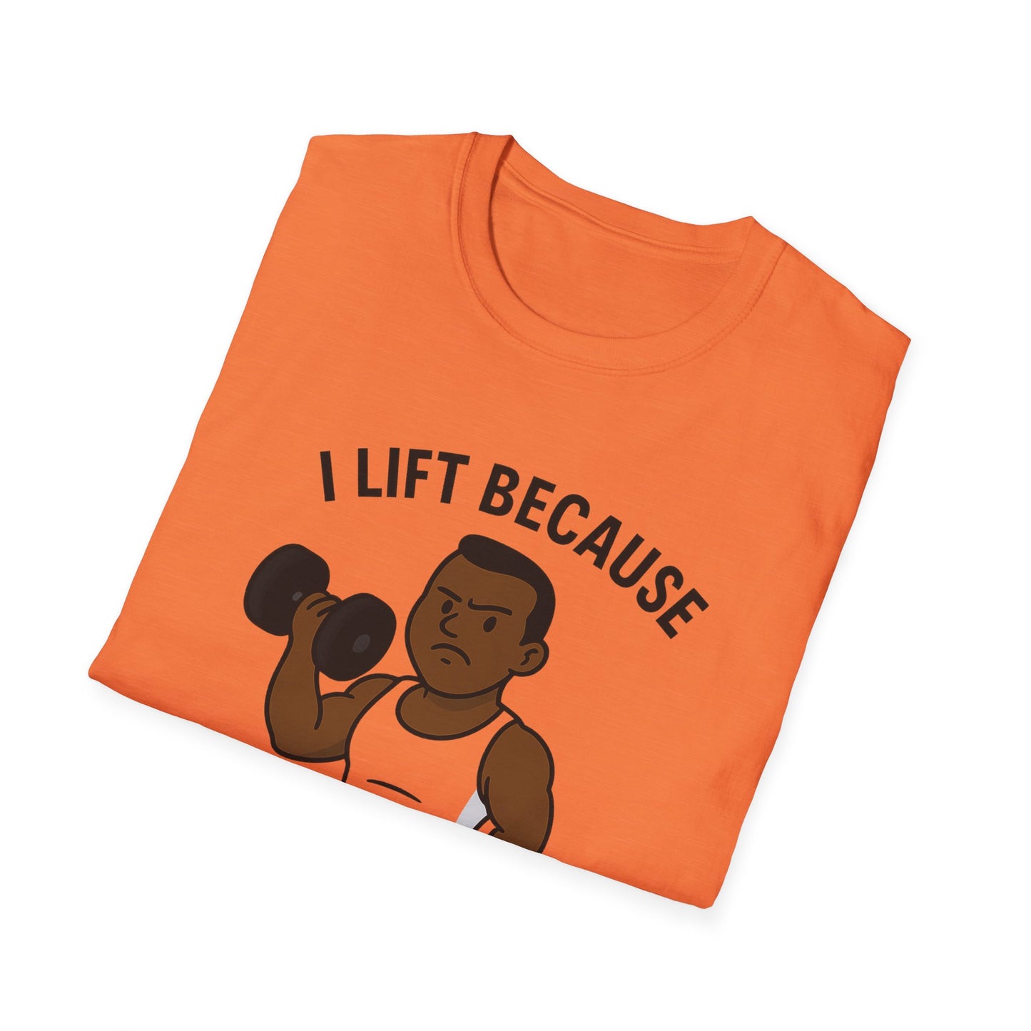 Grit Forge Athletics - "I Lift Because Punching People is Frowned Upon" Weightlifting Tee