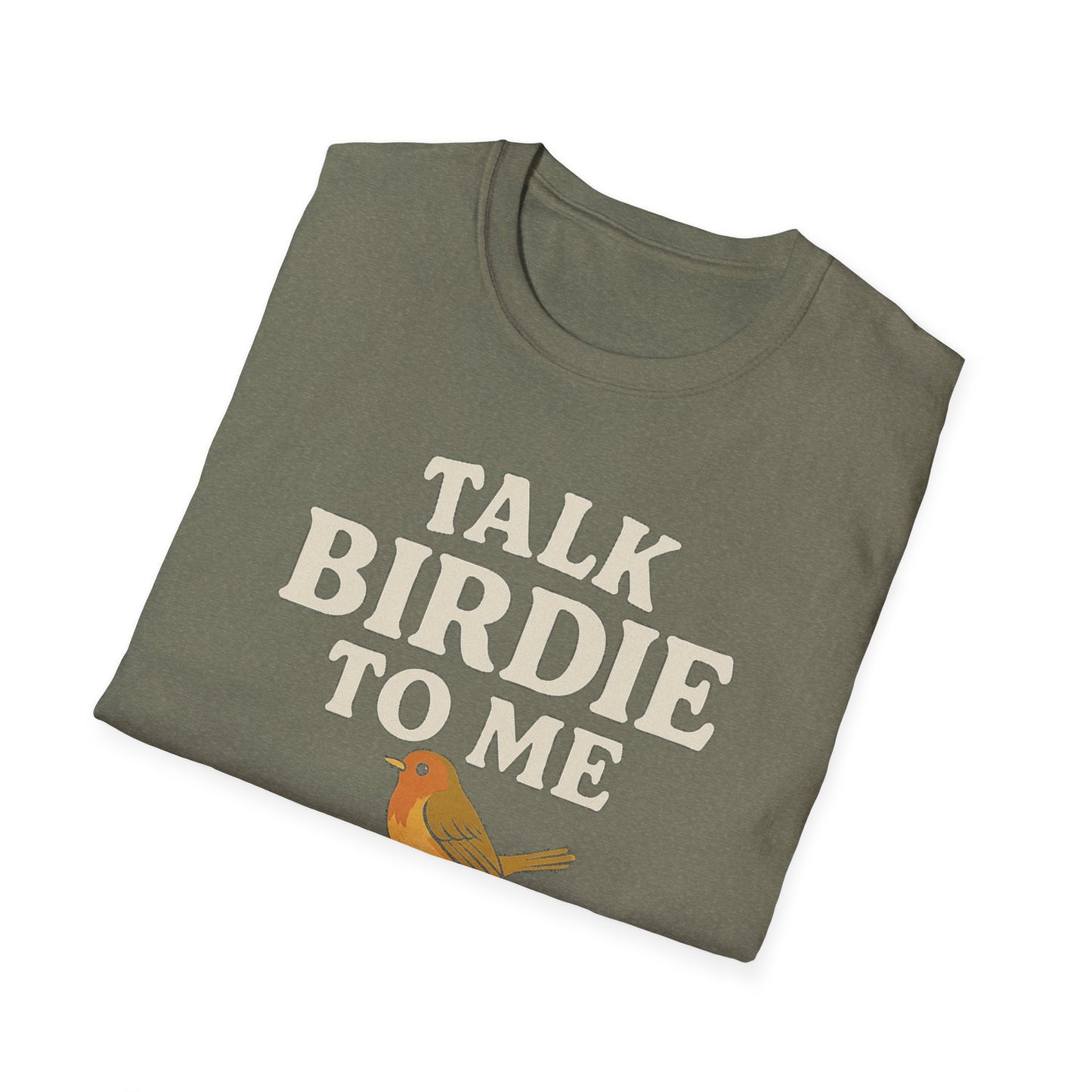"Talk Birdie to Me" Softstyle Golf Tee
