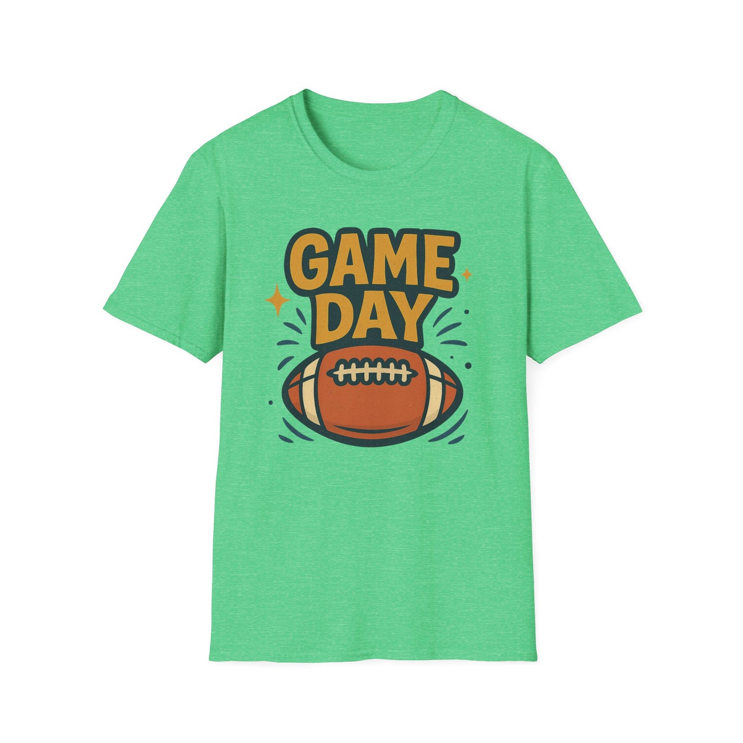 Football Game Day Softstyle T-Shirt for Him or Her