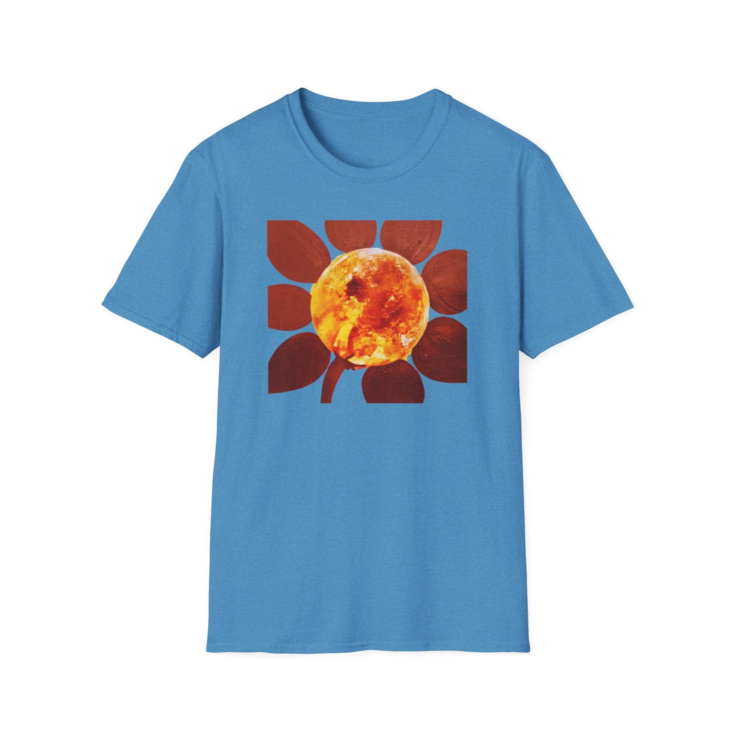 Sunflower-Inspired 1960s Authentic Artistry - "Sol, Cradle of Life"