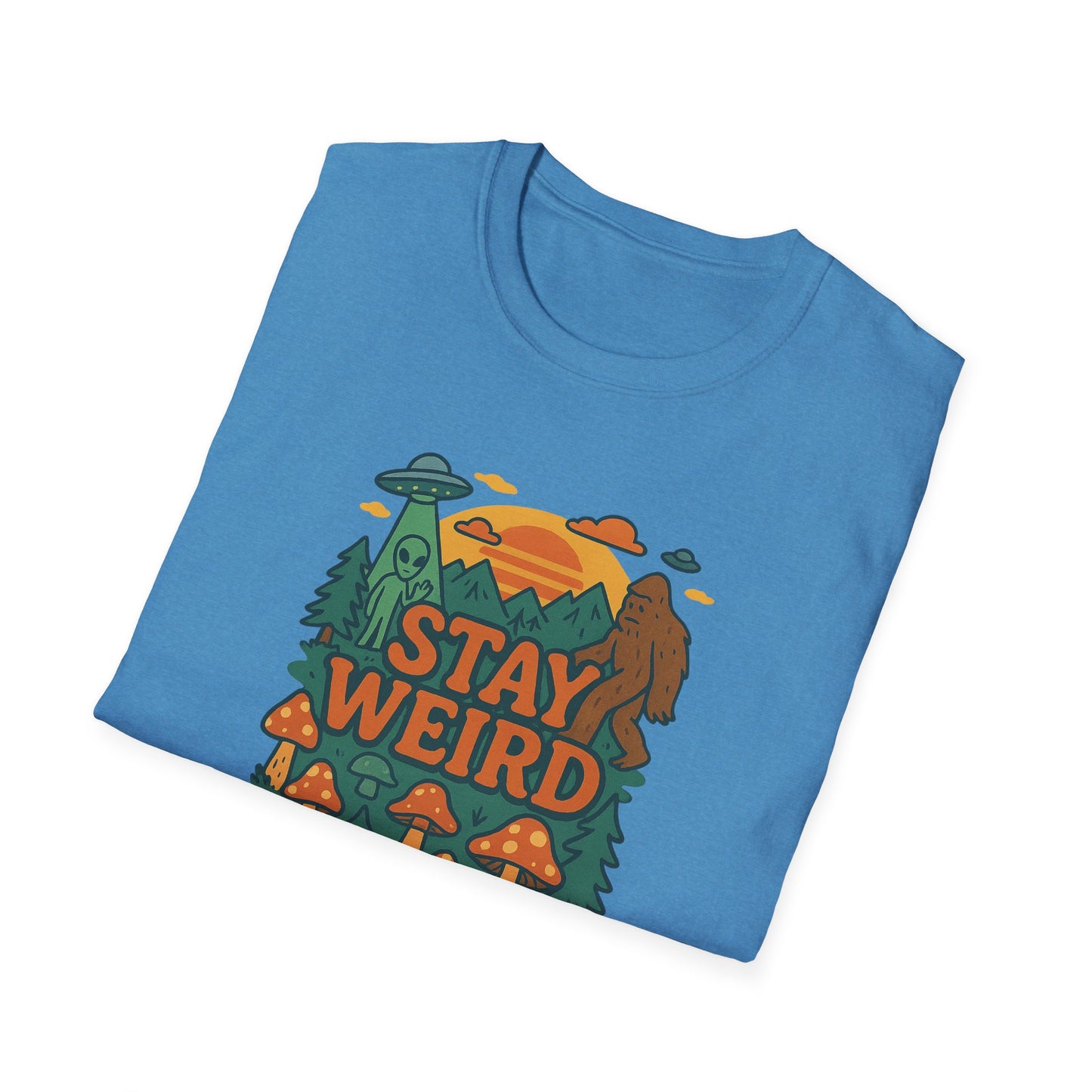 "Stay Weird" Softstyle Casual Tee Shirt