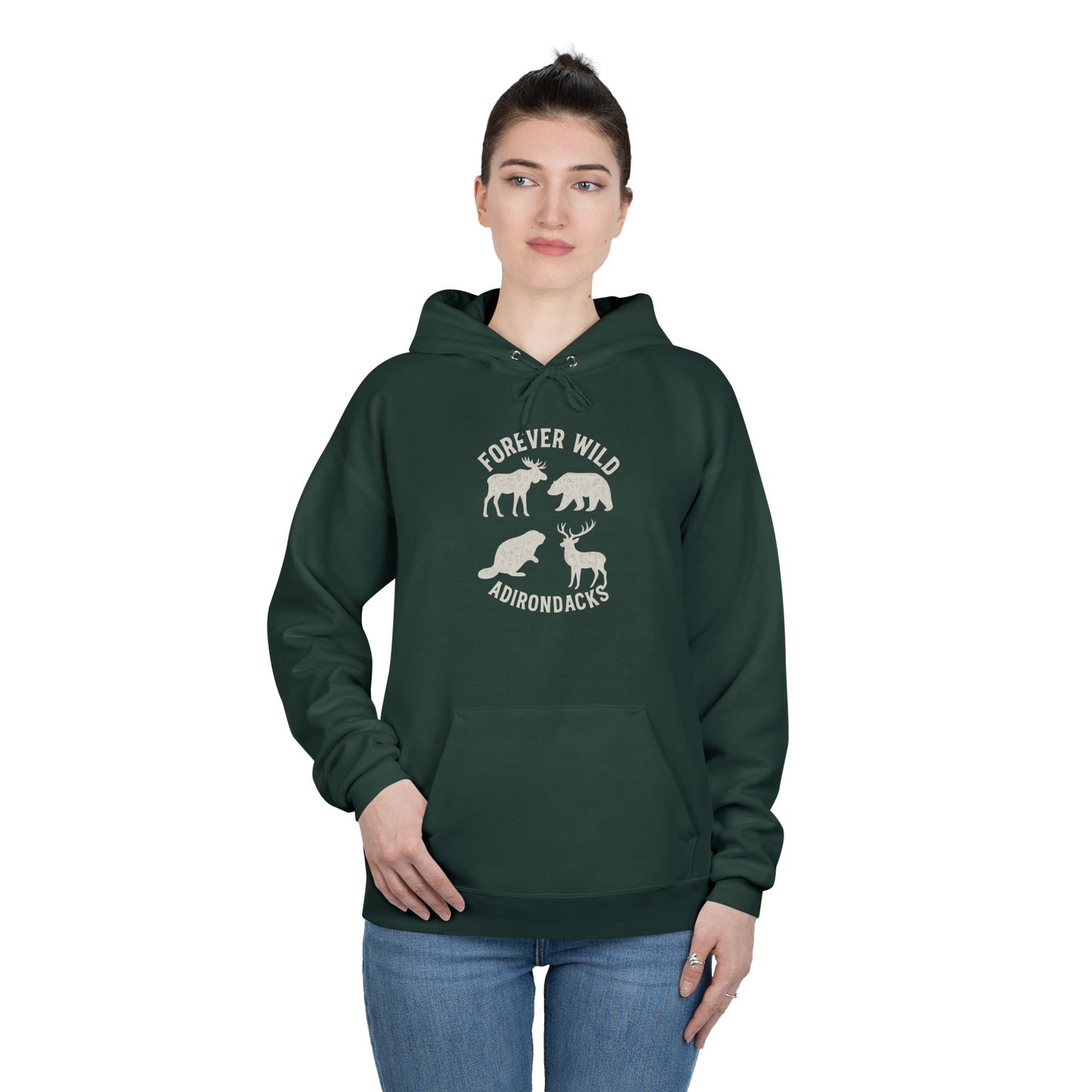 Cozy Adirondack Hoodie - "Forever Wild"