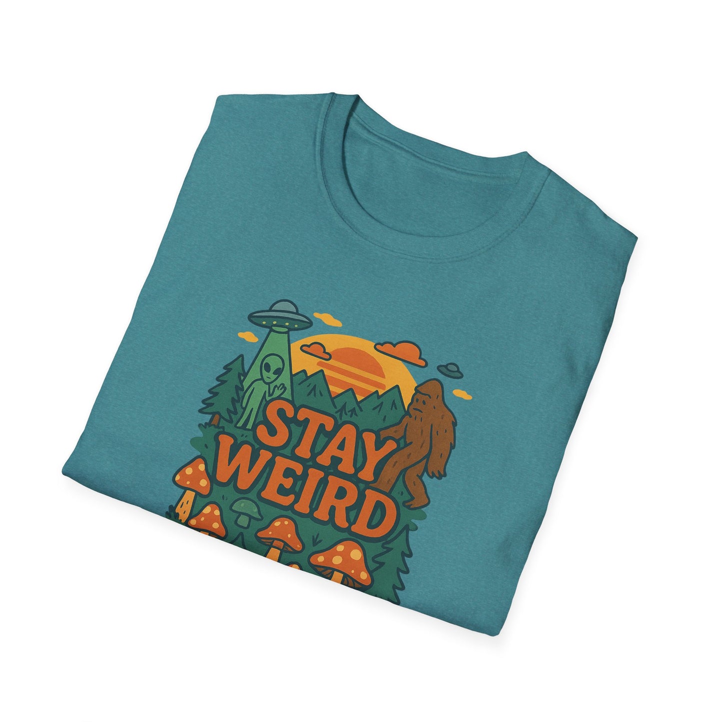 "Stay Weird" Softstyle Casual Tee Shirt