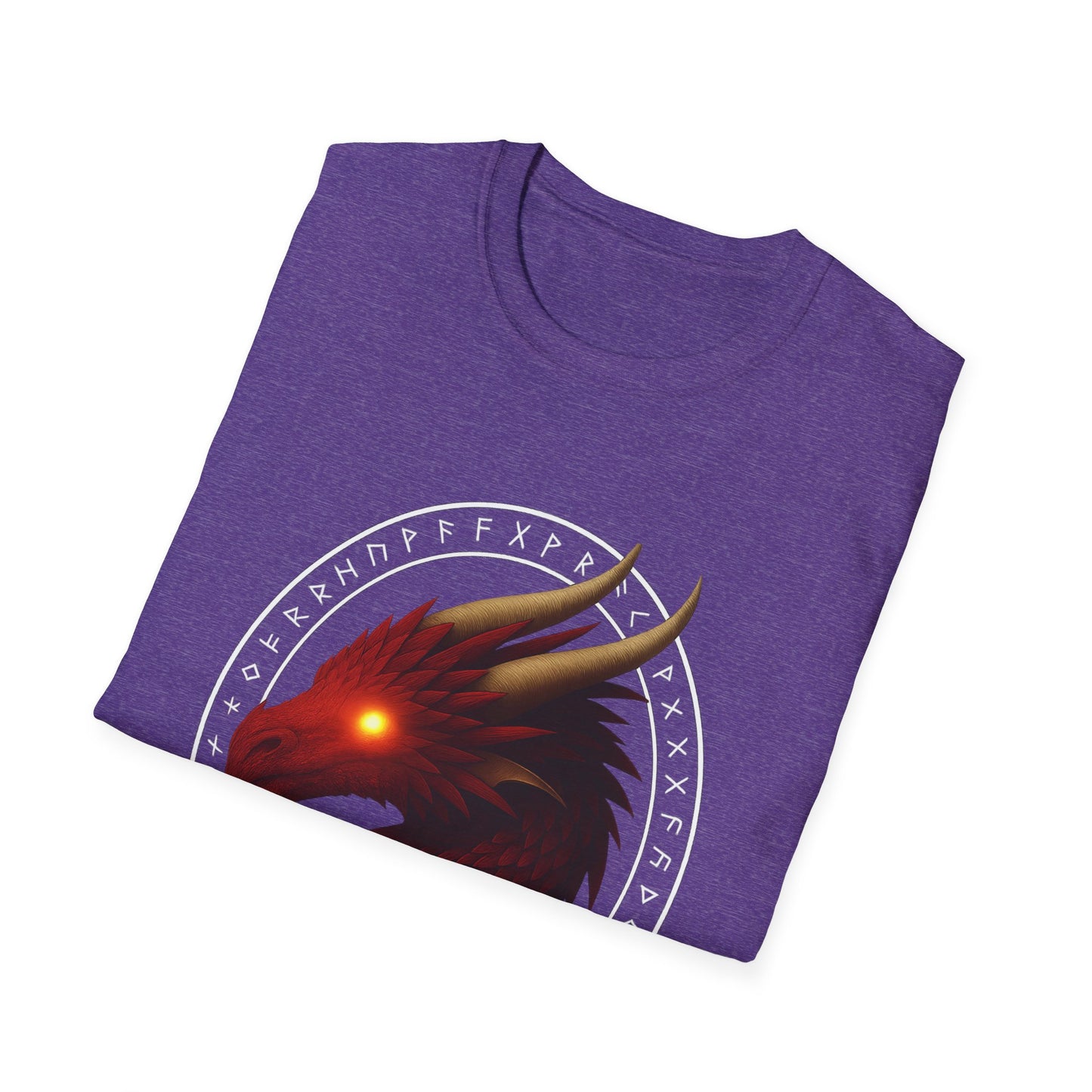 Bold Red Dragon Graphic Tee Set within Elvin Runes