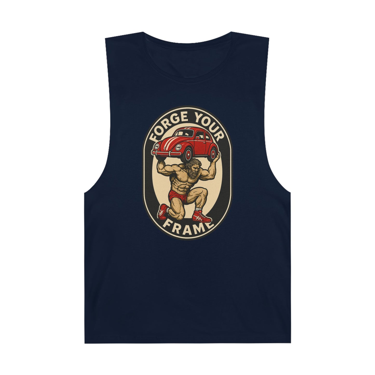 Grit Forge Athletics - "Forge Your Frame" Graphic Weightlifting Tank Top