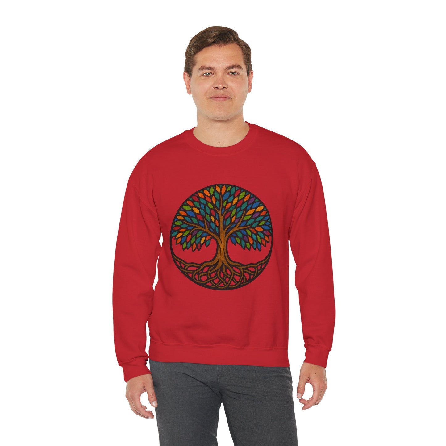 Tree of Life, Yggdrasil, Cozy Crewneck Sweatshirt