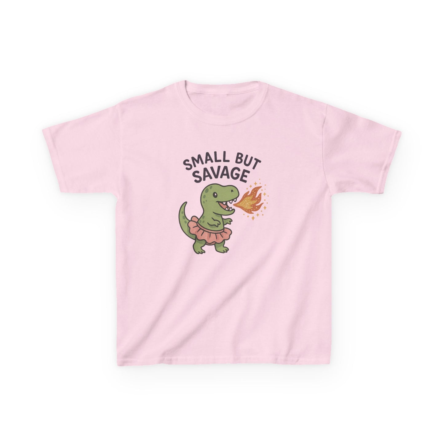 KIDS' "Small But Savage" Dinosaur Tee