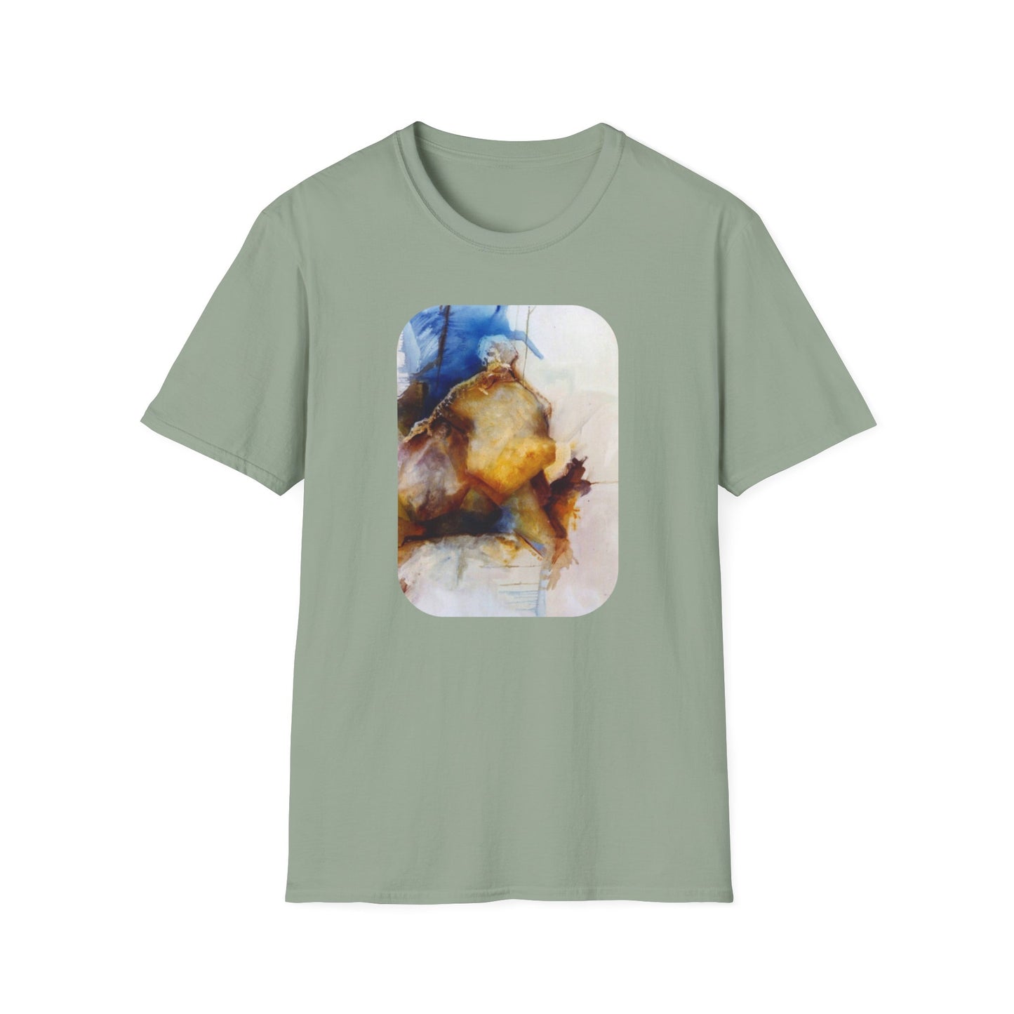 Creative 1960s-Era Authentic Painting Print Tee - "Allfather's Gambit"