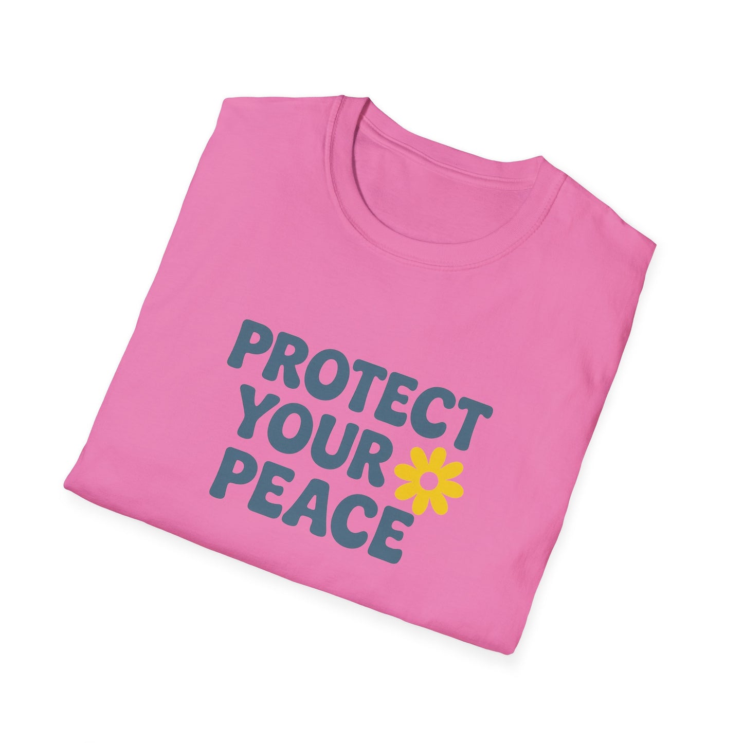 "Protect Your Peace" Casual Softstyle Tee-Shirt