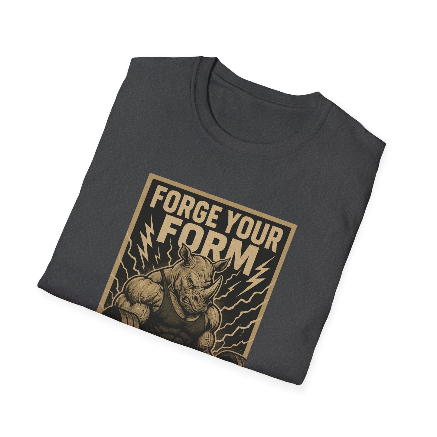 Grit Forge Athletics - "Forge Your Form" Weight Lifting Tee