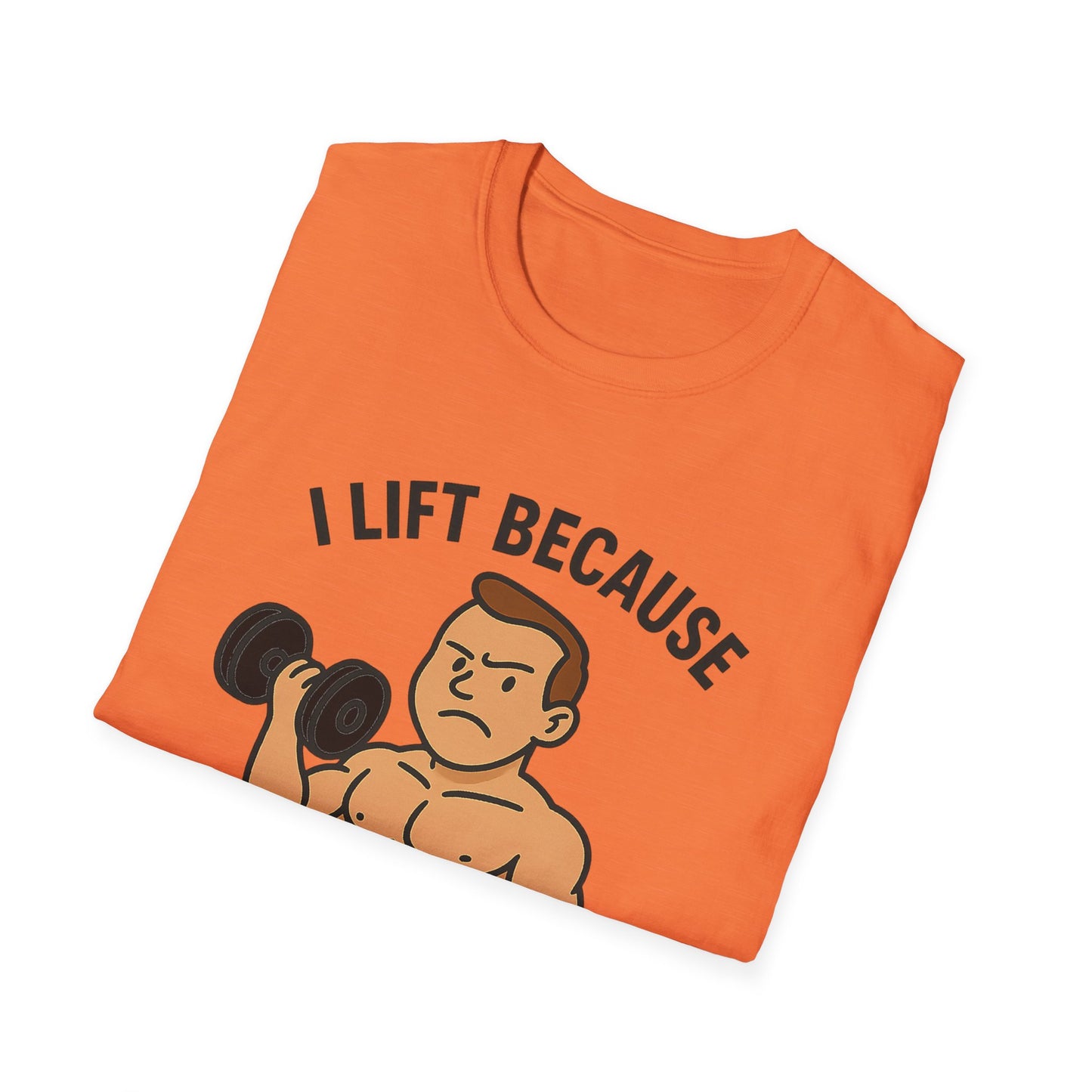Grit Forge Athletics - "I Lift Because Punching People is Frowned Upon" Weightlifting Tee