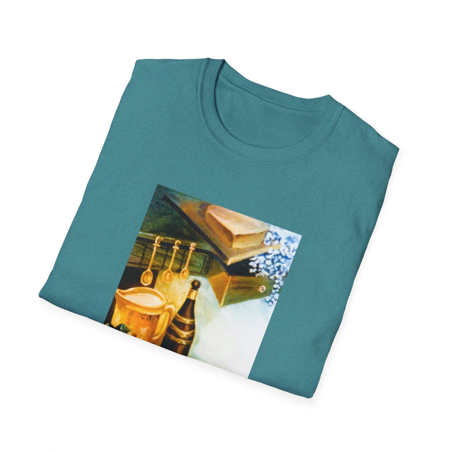 Authentic 1960s-Era Custom Artwork Tee- Shirt - "Baker's Folly"