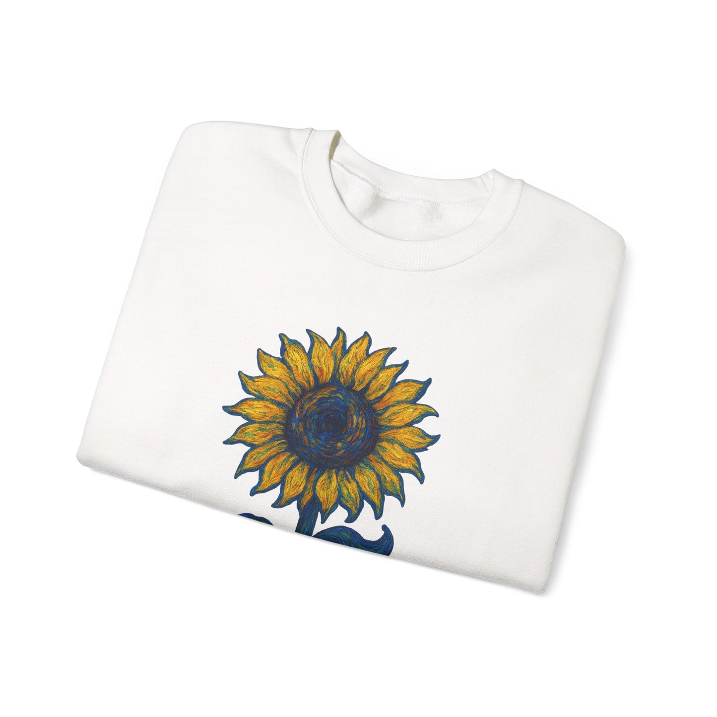 Sunflower Crewneck Cozy Sweatshirt for Her
