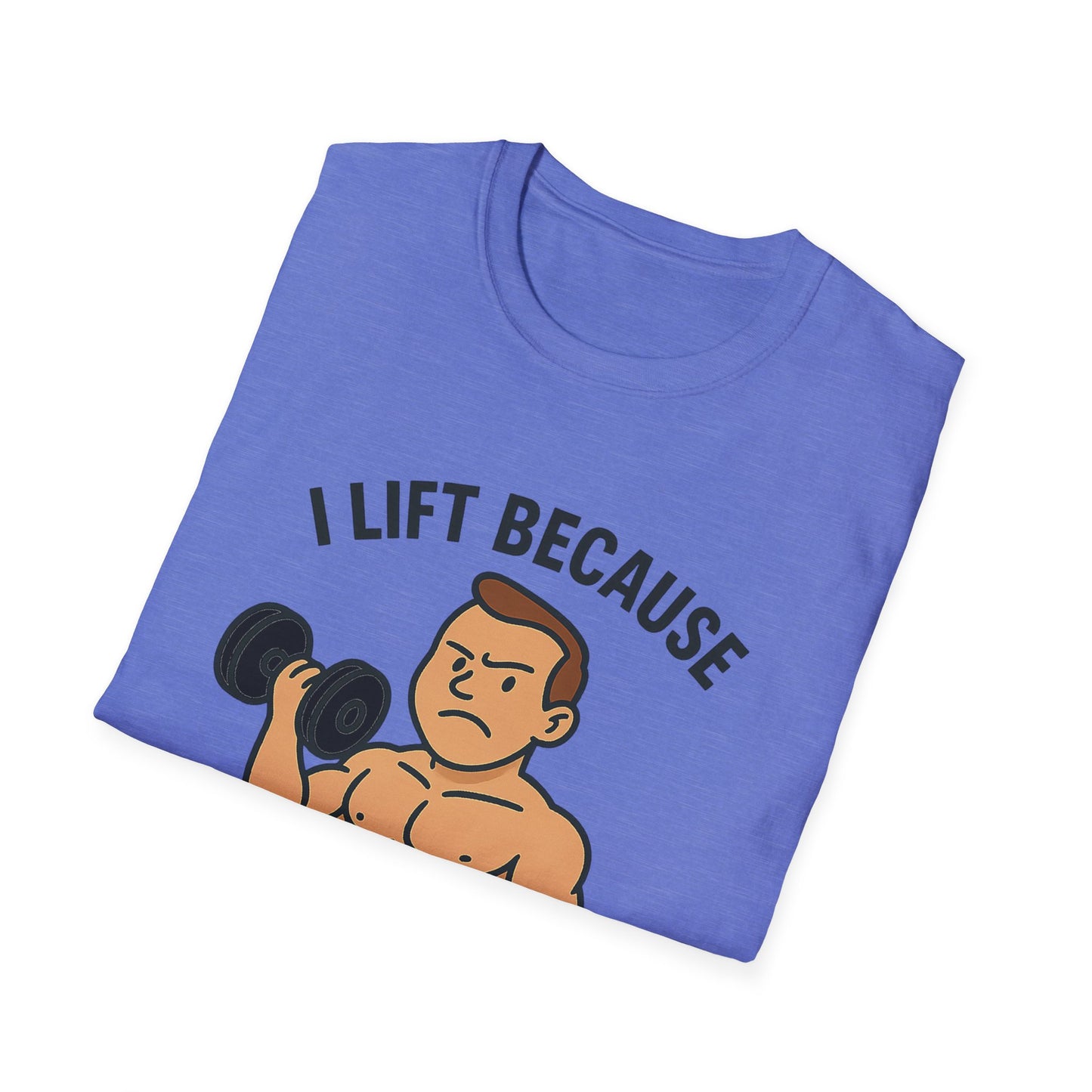 Grit Forge Athletics - "I Lift Because Punching People is Frowned Upon" Weightlifting Tee