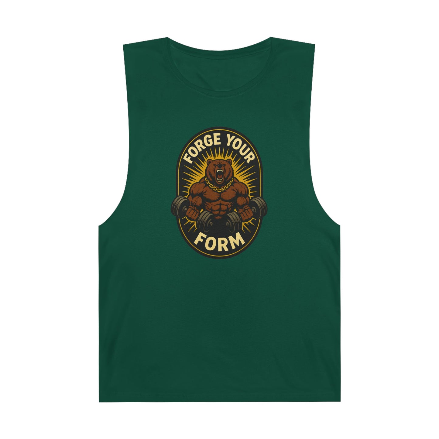 Grit Forge Athletics - "Forge Your Form" Weightlifting Tank Top